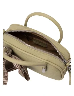 Mocha Laney Leather Mini Top Handle Bag In Green -Mocha shop 958728250 3 720x928