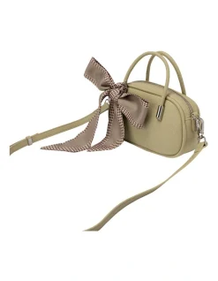 Mocha Laney Leather Mini Top Handle Bag In Green -Mocha shop 958728250 4 720x928