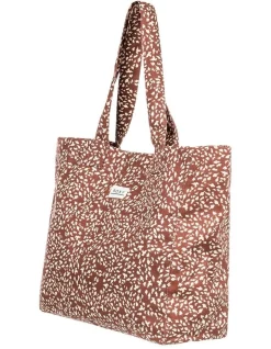 Roxy Anti Bad Vibes 24L Tote Bag In Brown -Mocha shop 960061510 3 720x928
