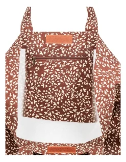 Roxy Anti Bad Vibes 24L Tote Bag In Brown -Mocha shop 960061510 4 720x928