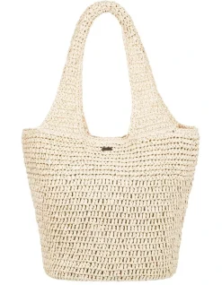Roxy Aloha Morning Tote Bag In Natural