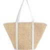 Seed Heritage Caged Rattan Tote In White -Mocha shop 962103250 962092090 1 720x928