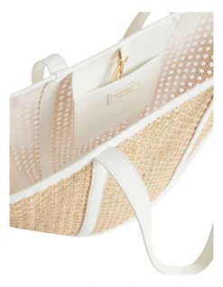 Seed Heritage Caged Rattan Tote In White -Mocha shop 962103250 962092090 5 720x928