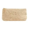 Seed Heritage Logo Straw Woven Clutch In Beige -Mocha shop 962103520 1 720x928