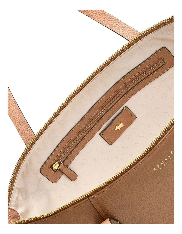 Radley Wood Street 2.0 Large Zip-Top Tote Bag In Brown 5 Radley Wood Street 2.0 Large Zip-Top Tote Bag In Brown - Image 4