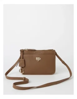 Trent Nathan Jacqui Crossbody Bag In Tan