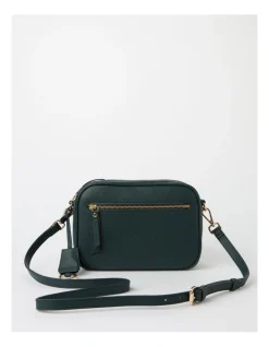 Trent Nathan Alana Camera Crossbody Bag In Emerald