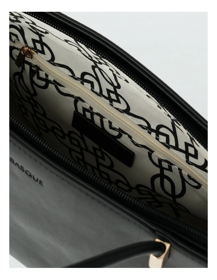 Basque Erin Tote In Black 7 Basque Erin Tote In Black - Image 5