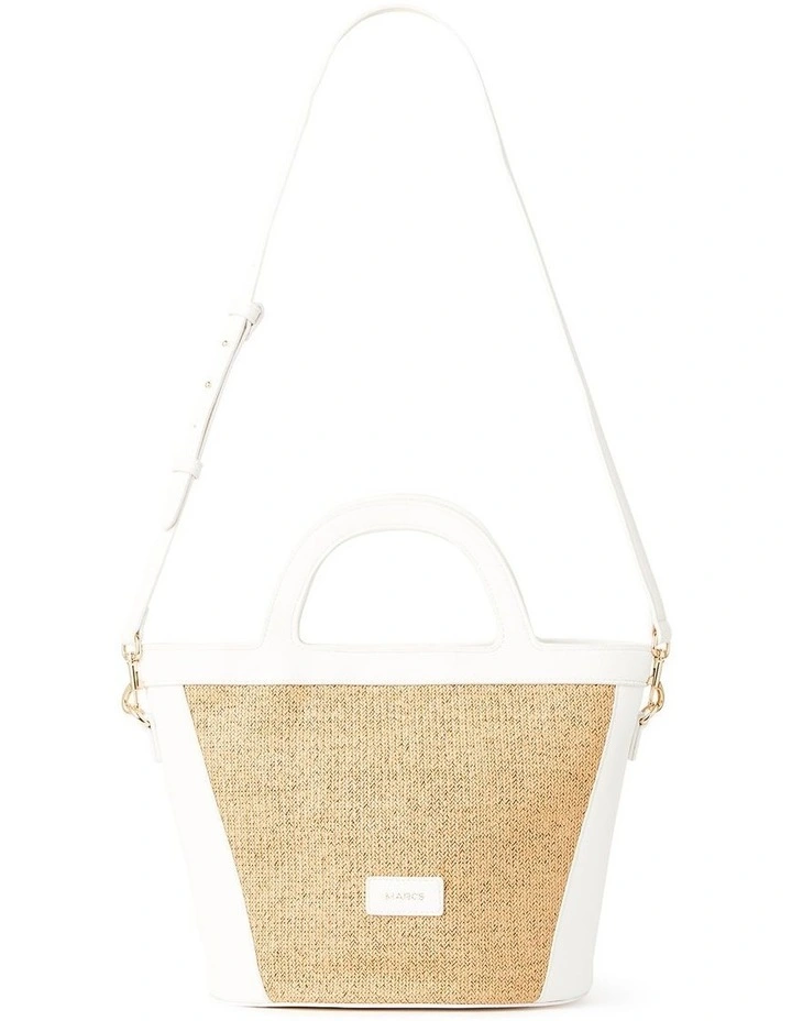 Marcs Rowyn Raffia Bag In Ivory 3 Marcs Rowyn Raffia Bag In Ivory