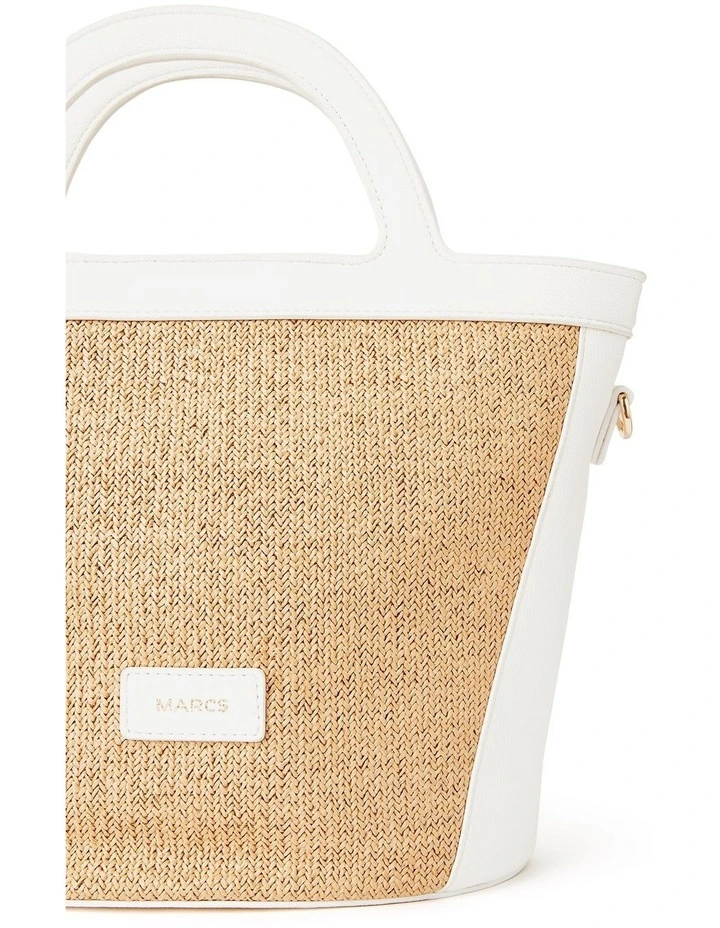 Marcs Rowyn Raffia Bag In Ivory 6 Marcs Rowyn Raffia Bag In Ivory - Image 4