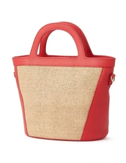 Marcs Rowyn Raffia Bag In Tulip -Mocha shop 963167140 3 720x928