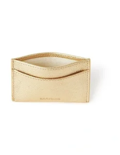 Marcs Suki Leather Card Holder In Light Gold -Mocha shop 963167860 4 720x928