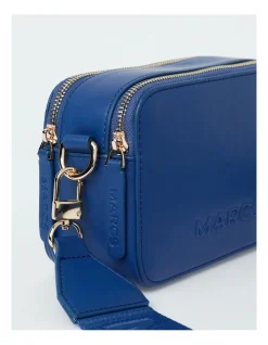 Marcs Budapest Zip Around Crossbody In Royal Blue -Mocha shop 965041930 5 720x928
