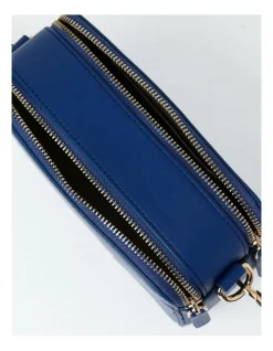 Marcs Budapest Zip Around Crossbody In Royal Blue -Mocha shop 965041930 6 720x928