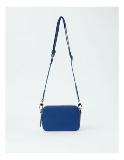 Marcs Budapest Zip Around Crossbody In Royal Blue -Mocha shop 965041930 7 720x928