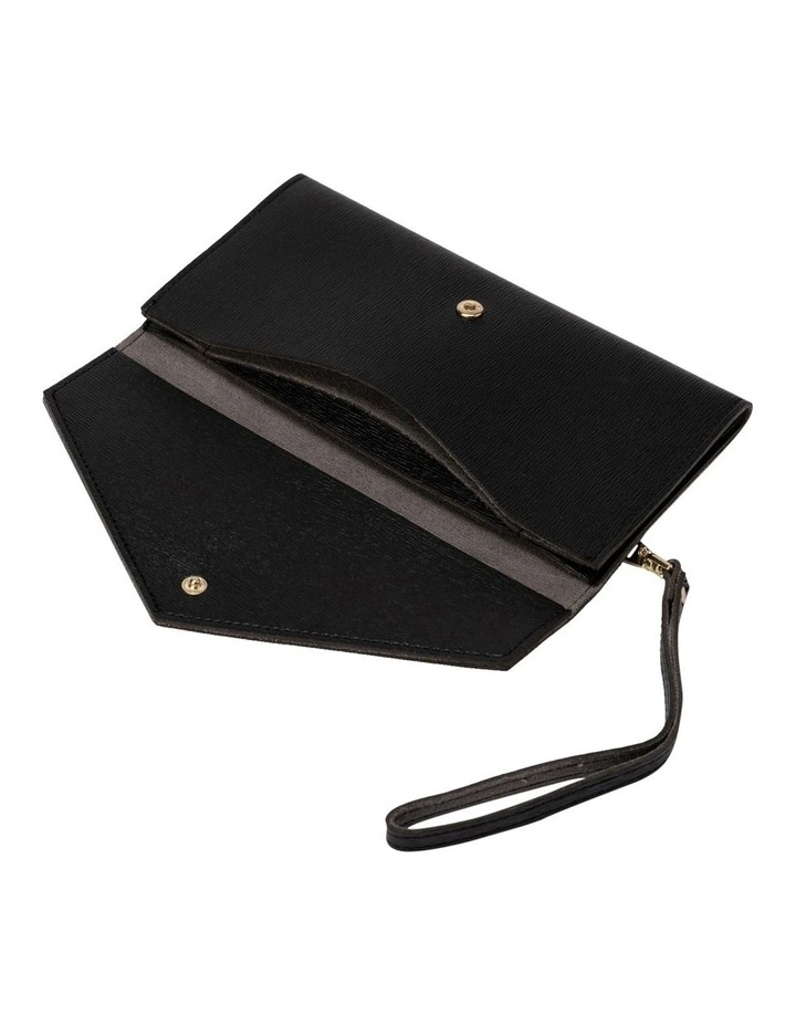 Mocha Mikaela Long Wallet In Black 5 Mocha Mikaela Long Wallet In Black - Image 3