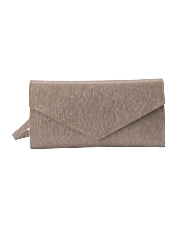 Mocha Mikaela Long Wallet In Beige 3 Mocha Mikaela Long Wallet In Beige