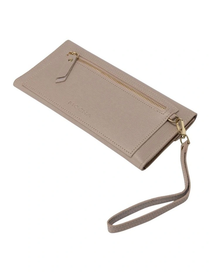 Mocha Mikaela Long Wallet In Beige 4 Mocha Mikaela Long Wallet In Beige - Image 2