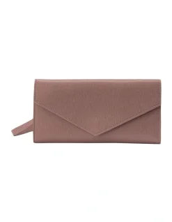 Mocha Mikaela Long Wallet In Pink
