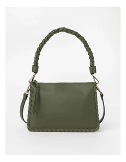 Piper Austin Shoulder Bag In Khaki