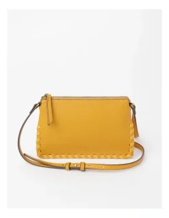 Piper Phoenix Crossbody Bag In Mustard
