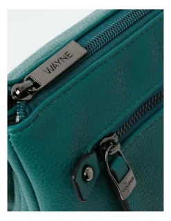 Wayne Cooper Multi Gusset Crossbody Bag In Teal -Mocha shop 965776510 3 720x928