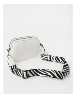 Wayne Cooper Natalie Crossbody Bag In White Zebra -Mocha shop 965776780 3 1 720x928