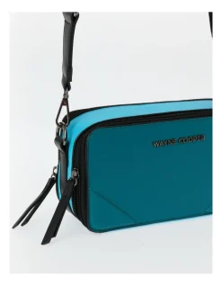 Wayne Cooper Courtnie Crossbody Bag In Teal -Mocha shop 965777590 5 720x928