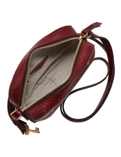 Fossil Liza Crossbody Bag In Red -Mocha shop 967783600 3 720x928