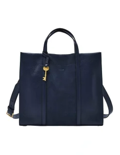 Fossil Carmen Shoulder Bag In Blue