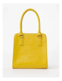 Miss Shop Madison Tote In Mustard