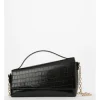 Tokito Shelby Croc Shoulder Bag In Black -Mocha shop 968078170 1 720x928