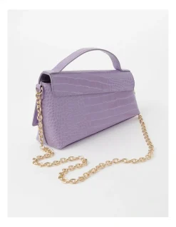 Tokito Shelby Croc Shoulder Bag In Lilac -Mocha shop 968078350 3 2 720x928