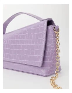 Tokito Shelby Croc Shoulder Bag In Lilac -Mocha shop 968078350 4 2 720x928