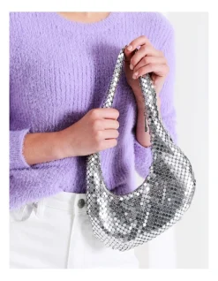 Tokito Tash Shoulder Bag In Silver -Mocha shop 968080330 4 1 720x928