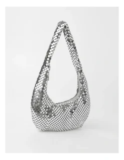 Tokito Tash Shoulder Bag In Silver -Mocha shop 968080330 5 720x928