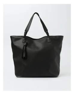 Piper Michelle Tote Bag In Black