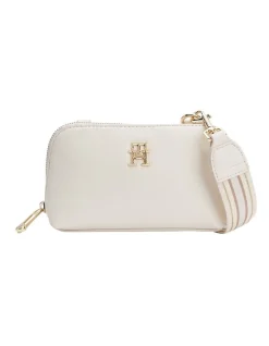 Tommy Hilfiger Tommy Life Feather Crossbody Bag In White