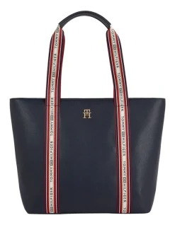 Tommy Hilfiger Tommy Life Tote Bag In Space Blue