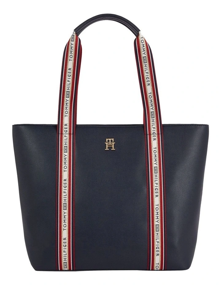 Tommy Hilfiger Tommy Life Tote Bag In Space Blue 3 Tommy Hilfiger Tommy Life Tote Bag In Space Blue