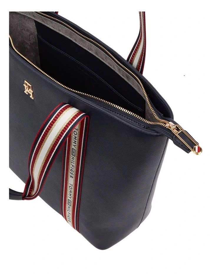 Tommy Hilfiger Tommy Life Tote Bag In Space Blue 5 Tommy Hilfiger Tommy Life Tote Bag In Space Blue - Image 3