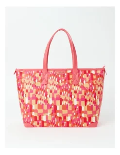 Marcs Tenerife Top Handle Tote Bag In Pink Print