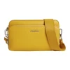 Calvin Klein Faux Leather Camera Crossbody In Gold -Mocha shop 973887220 1 720x928