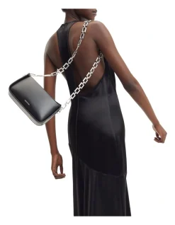 Calvin Klein Faux Leather Crossbody Bag In Black -Mocha shop 973887400 4 720x928