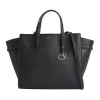 Calvin Klein Faux Leather Tote Bag In Black -Mocha shop 974187370 1 720x928