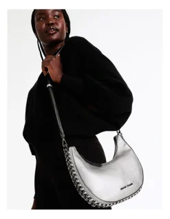 Wayne Cooper Zuri Crossbody Bag In Silver -Mocha shop 974678500 4 1 720x928