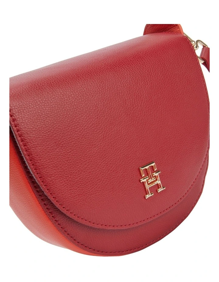 Tommy Hilfiger Tommy Life Regatta Saddle Crossbody In Red 4 Tommy Hilfiger Tommy Life Regatta Saddle Crossbody In Red - Image 2