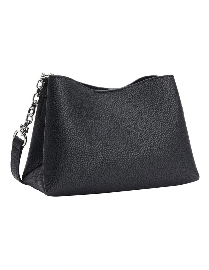 Tommy Hilfiger TH Emblem Tote Bag In Black 7 Tommy Hilfiger TH Emblem Tote Bag In Black - Image 5