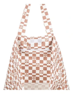 Roxy Anti Bad Vibes Printed Large Tote Bag In Brown Multi 9 Roxy Anti Bad Vibes Printed Large Tote Bag In Brown Multi -Mocha shop 975203470 4 720x928