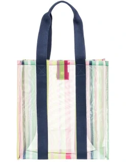 Roxy Iced Aqua Medium Tote Bag In Multi -Mocha shop 975203560 2 720x928